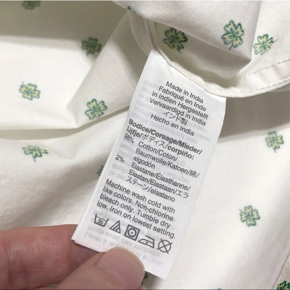 J Crew Flex Washed Printed Button Down Shirt - Picture 7 of 9